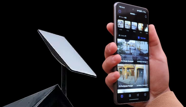 An antena and a smartphone