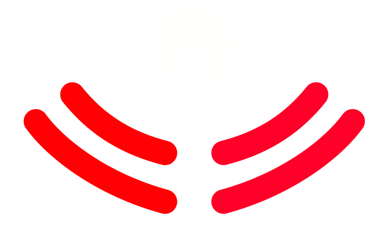 A wifi simbol with person on center